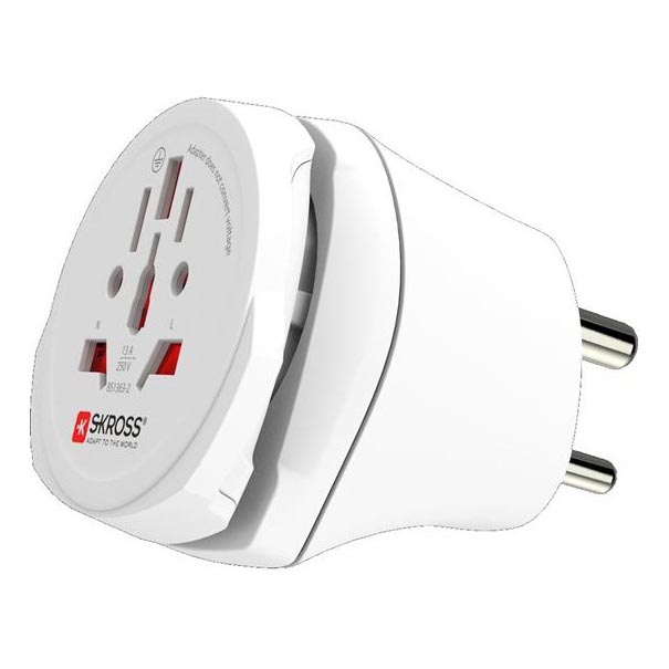 Reiseadapter für Indien – Typ D