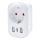 Reiseadapter für UK 230V 2x USB-A + 1x USB-C