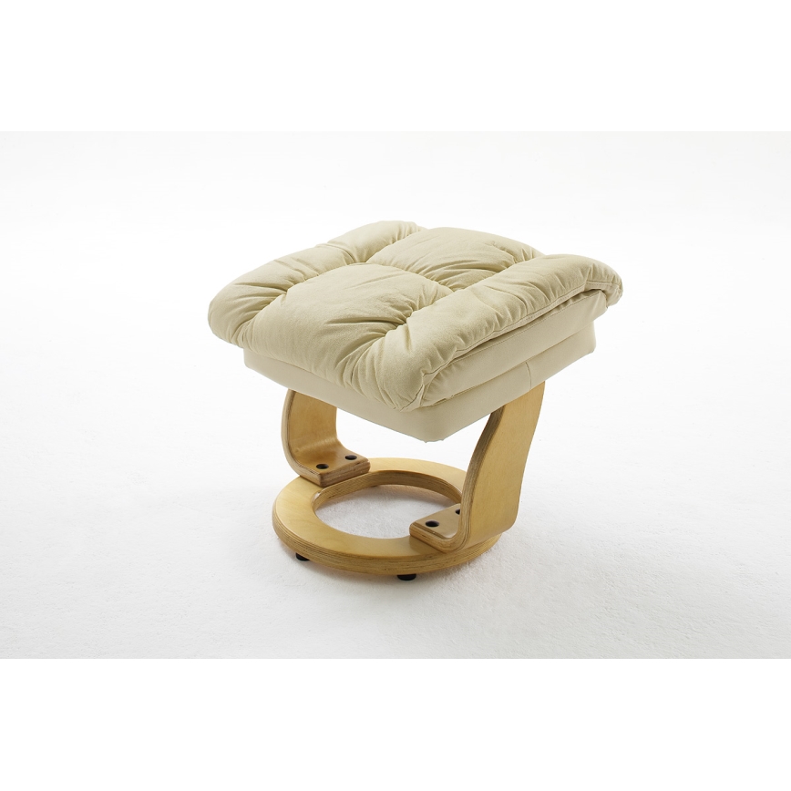Relaxsessel HABI – Creme / Natur-Eiche