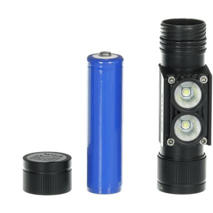 LED Wiederaufladbare Aluminium Stirnlampe LED/2600 mAh IP66