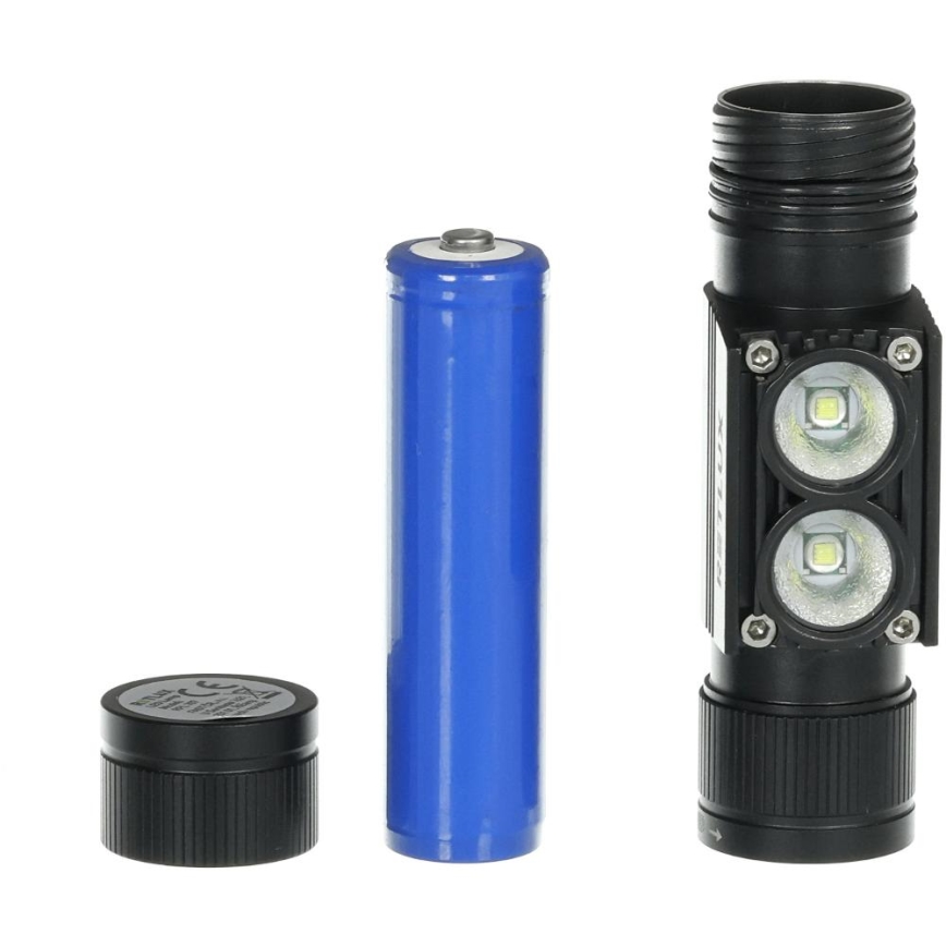 LED Wiederaufladbare Aluminium Stirnlampe LED/2600 mAh IP66