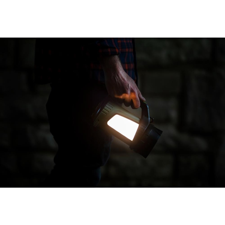 Retlux - LED-Dimmbare Außen-Akku-Leuchte mit Powerbank LED/21W/4400 mAh IP44