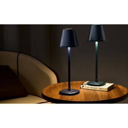 LED Dimmbares wiederaufladbares Tischlicht LED/3W/1800 mAh Dunkelblau
