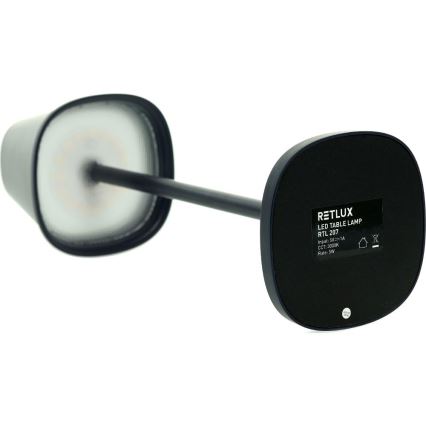 LED Dimmbares wiederaufladbares Tischlicht LED/3W/1800 mAh Dunkelblau