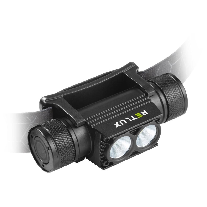 LED dimmbare wiederaufladbare Aluminium Stirnlampe LED/2600 mAh IP65