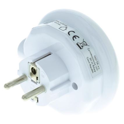 LED-Orientierungslicht mit Dämmerungssensor und Steckdose LED/0,6W/230V