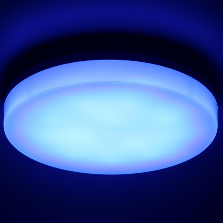 LED RGBW dimmbare Badezimmer-Deckenleuchte LED/20W/230V Wi-Fi IP44 weiß