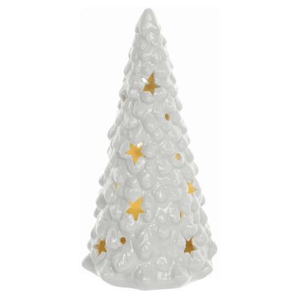 LED-Weihnachtsdekoration aus Porzellan LED/3xLR44 Baum