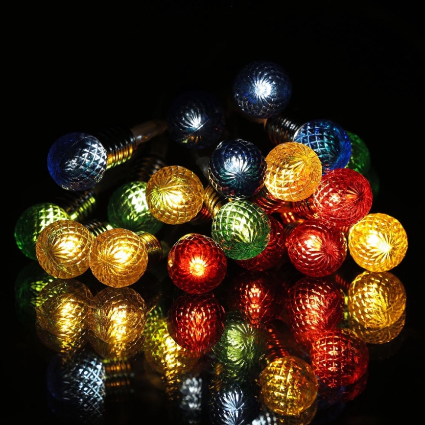 LED-Weihnachtslichterkette 20xLED/2xAA/warmweiβ 1,8m Zwiebeln