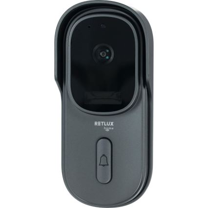 Video-Türklingel mit Bewegungssensor 5MP 1440p 5200 mAh Wi-Fi IP65 Anthrazit