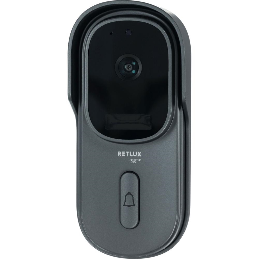 Video-Türklingel mit Bewegungssensor 5MP 1440p 5200 mAh Wi-Fi IP65 Anthrazit