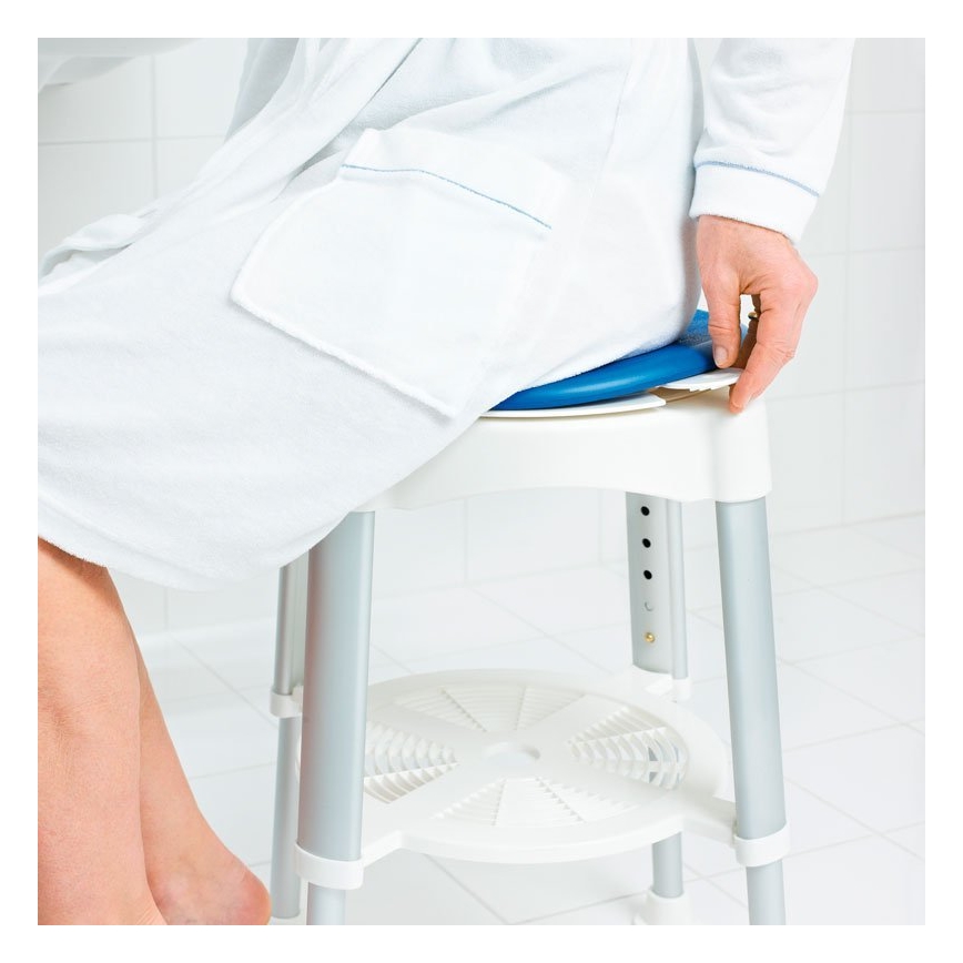 Ridder - Drehhocker 58x35,5 cm blau/weiß