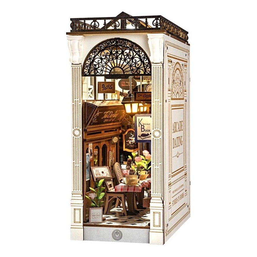 RoboTime - 3D LED-Puzzle Buchstütze Treffen in der Bücherpassage 2xAAA