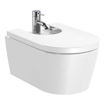 Roca A357525000 - Wandhängendes Bidet INSPIRA, Keramik/weiß