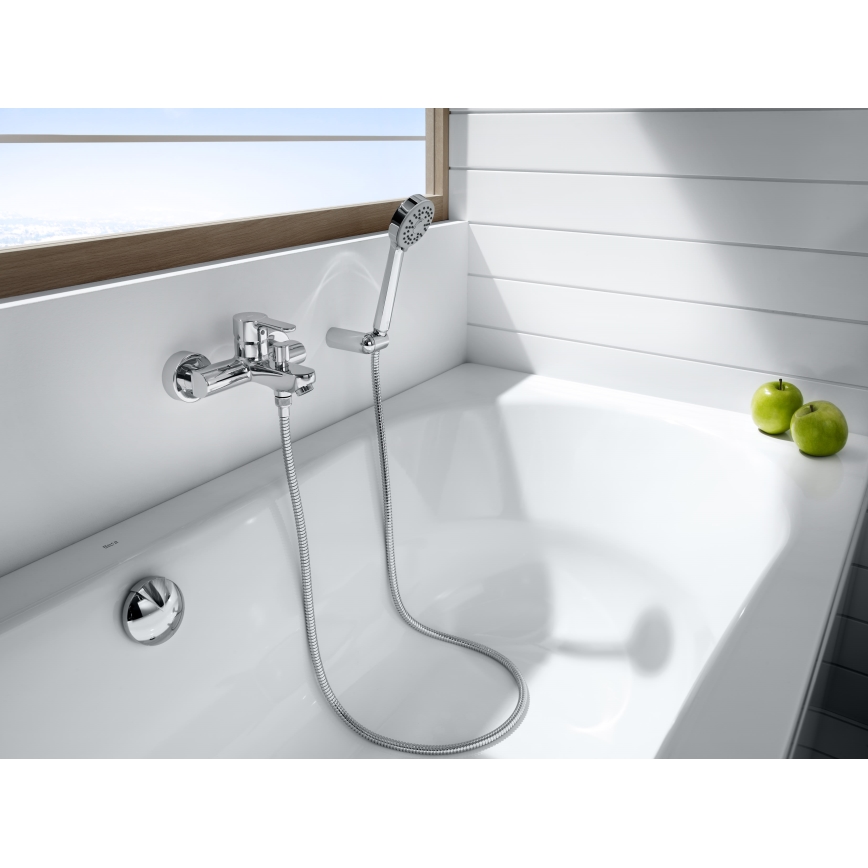 Roca A5A0209C00 - Badewannenarmatur L20 glänzendes Chrom