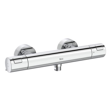 Roca A5A2E18C00 - Thermostatischer Wasserhahn für die Dusche -500 glänzendes Chrom