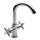 Roca A5A3043C00 - Waschbeckenarmatur + Ablauf mit Überlauf LOFT 27 cm glänzendes Chrom