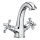 Roca A5A3A4BC00 - Waschbeckenarmatur + Ablauf mit Überlauf CARMEN 17,8 cm glänzendes Chrom