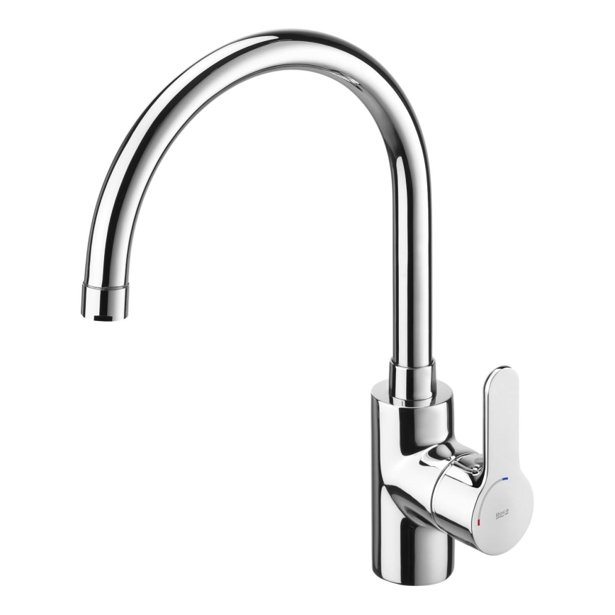 Roca A5A8409C00 - Wasserhahn (Armatur) L20 32,5 cm glänzendes Chrom