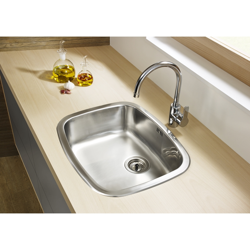 Roca A5A8409C00 - Wasserhahn (Armatur) L20 32,5 cm glänzendes Chrom