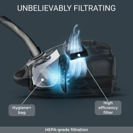 Rowenta - Beutelloser Staubsauger SILENCE FORCE ALLERGY+ 4,5l 400W/230V schwarz/weiß