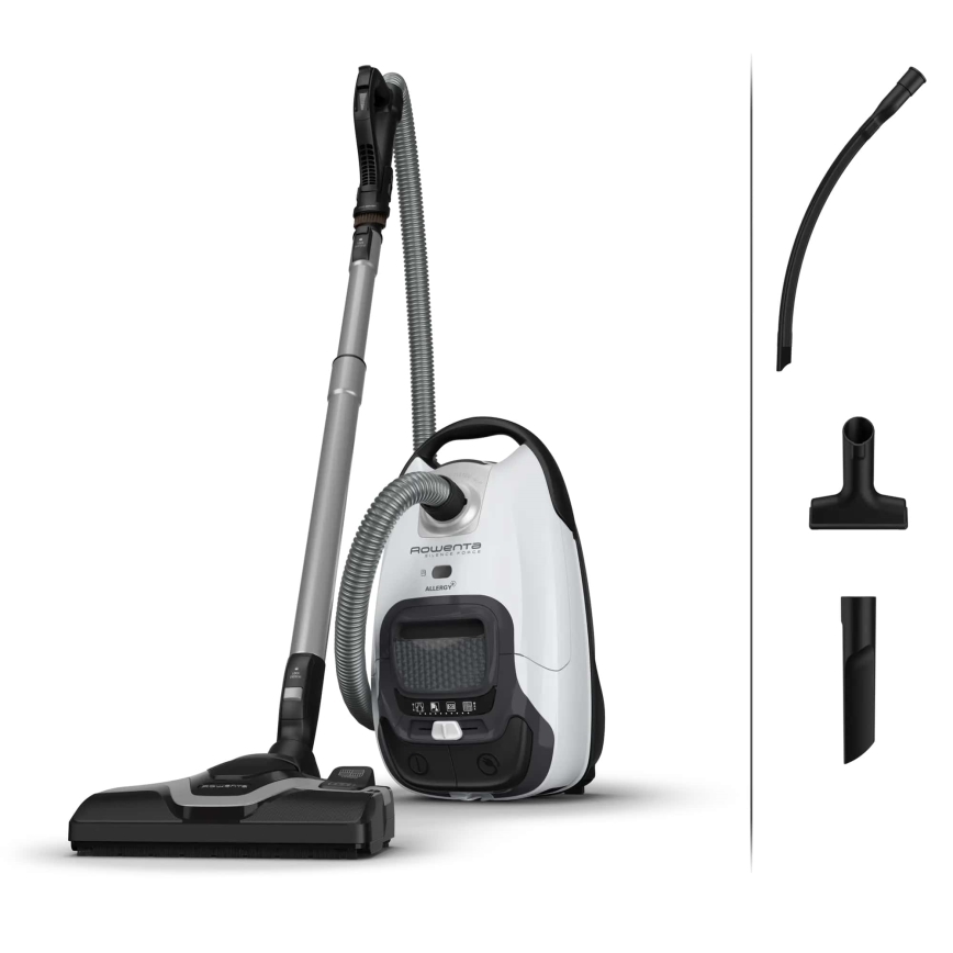 Rowenta - Beutelloser Staubsauger SILENCE FORCE ALLERGY+ 4,5l 400W/230V schwarz/weiß