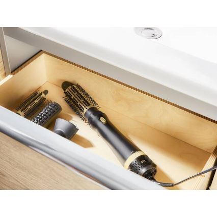 Rowenta - Heißluftbürste EXPRESS STYLE 800W/230V schwarz/gold