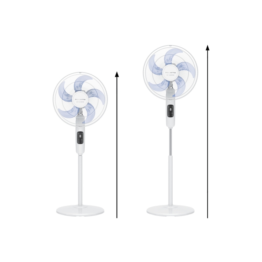 Rowenta - Standventilator TURBO SILENCE 55W/230V 147 cm weiß + Fernbedienung