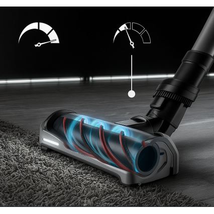Rowenta - Akku-Staubsauger mit Wischfunktion X-FORCE FLEX ANIMAL AQUA AUTO 3in1 480W/32,4V 2500 mAh blau