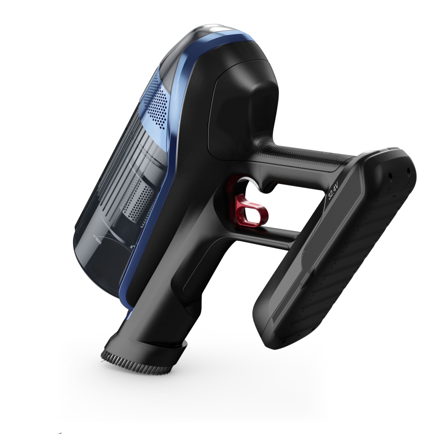 Rowenta - Akku-Staubsauger mit Wischfunktion X-FORCE FLEX ANIMAL AQUA AUTO 3in1 480W/32,4V 2500 mAh blau