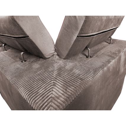 Schlafsofa mit universeller U-Ecke und Stauraum SALVADA Beige