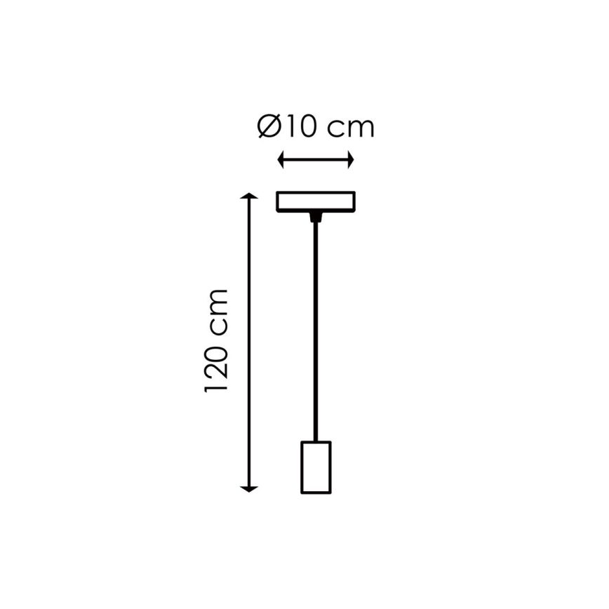 Deckenleuchte an Kabel SAGA 1xE27/40W/230V Marmoroptik