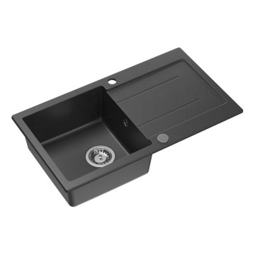 Samona - Küchenspüle SAMONA 77x44 cm Granit/Schwarz