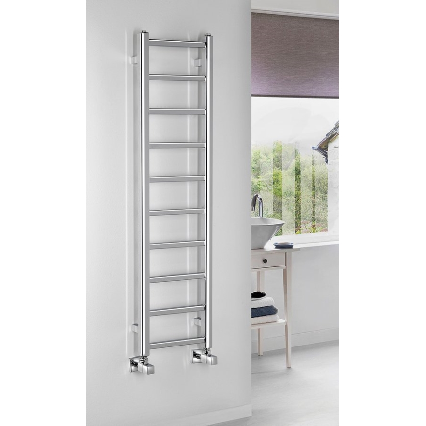 Sapho - Badheizkörper METRO LIGHT 211W/230V 30x114 cm glänzender Chrom