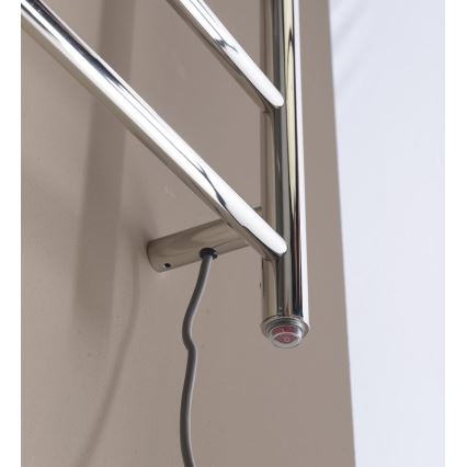 Sapho - Elektrischer Handtuchwärmer REDONDO 130W/230V 150 cm glänzender Chrom rechts rund