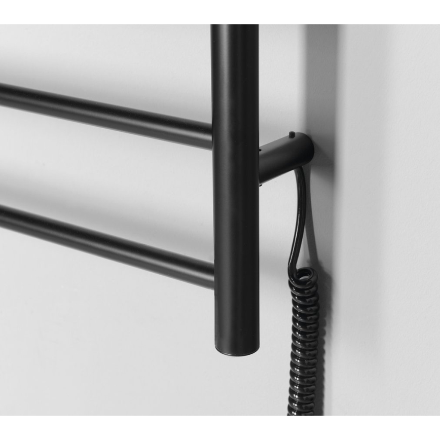 Sapho - Elektrischer Handtuchwärmer REDONDO 75W/230V 50x90 cm matt schwarz