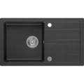 Sapho - Küchenspüle 77x44 cm Granit/Schwarz