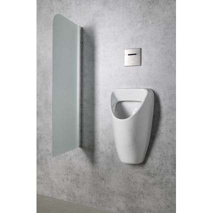Sapho - Trennwand für Urinale 40x100 cm Milchglas