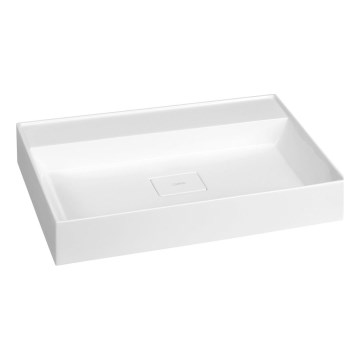 Sapho - Wandwaschbecken GODIVA 68x44 cm Marmor/weiß