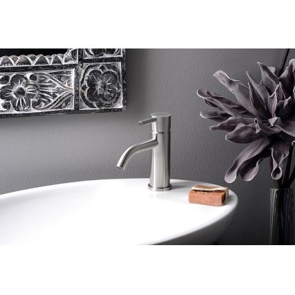 Sapho - Waschtischarmatur MINIMAL 15,8 cm Edelstahl