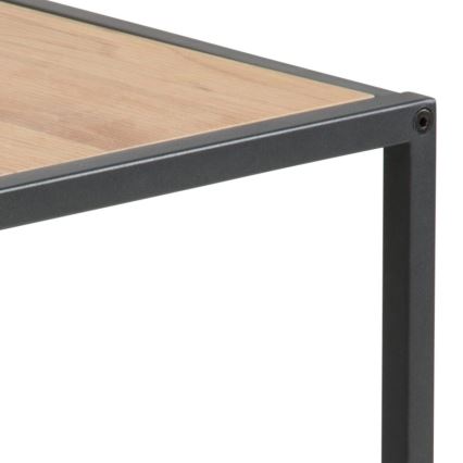 Set aus 2 Couchtischen SARON Eiche/Schwarz