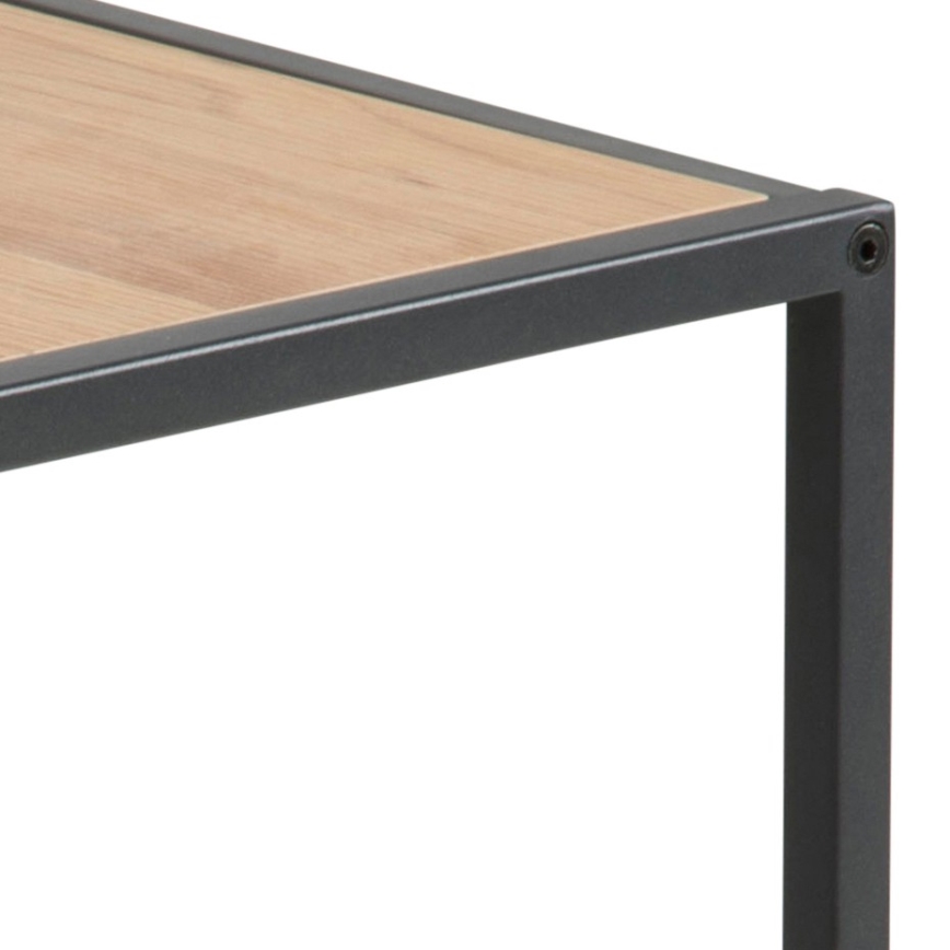 Set aus 2 Couchtischen SARON Eiche/Schwarz