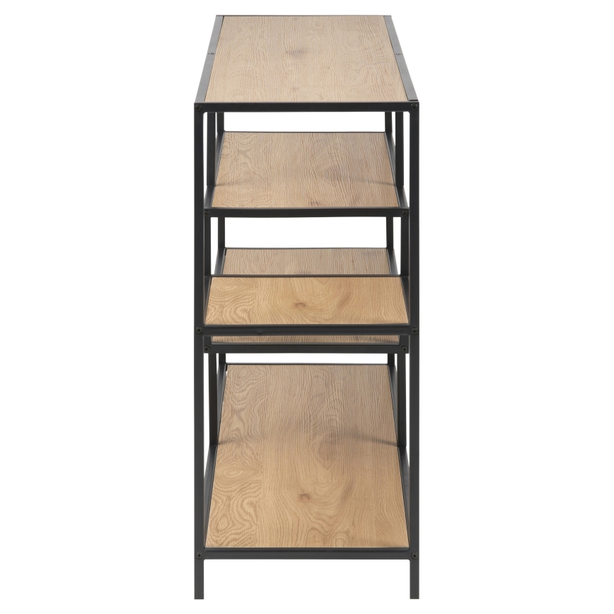 SARON Bücherregal Eiche/Schwarz