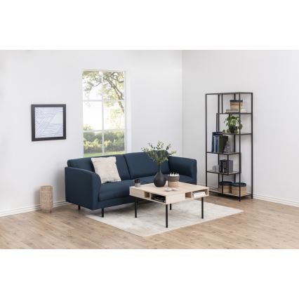 SARON Bücherregal Eiche/Schwarz