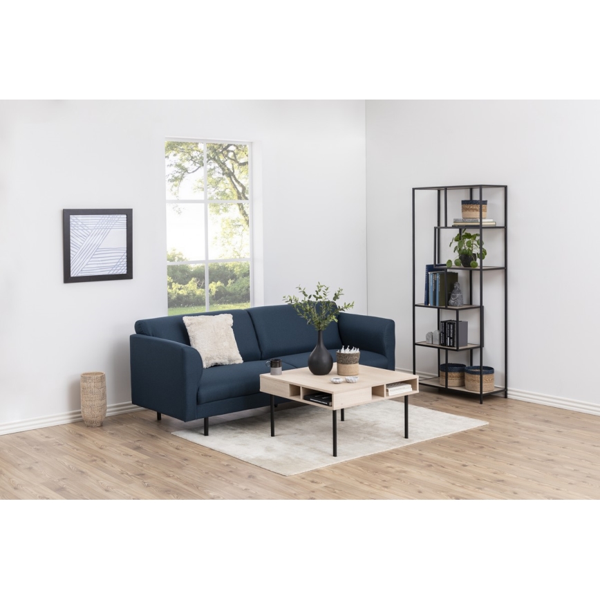 SARON Bücherregal Eiche/Schwarz
