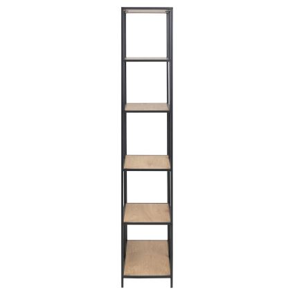 SARON Bücherregal Eiche/Schwarz