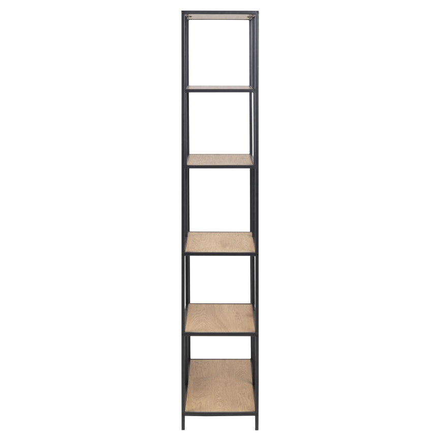SARON Bücherregal Eiche/Schwarz
