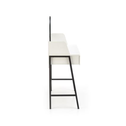 Schminktisch AGNES 120x80 cm weiß/schwarz