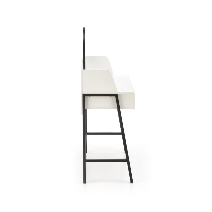 Schminktisch AGNES 120x80 cm weiß/schwarz
