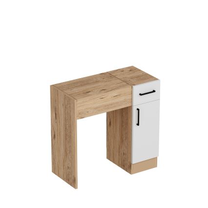 Schminktisch INCI 108,8x77 cm Atlantik-Kiefer/Weiß